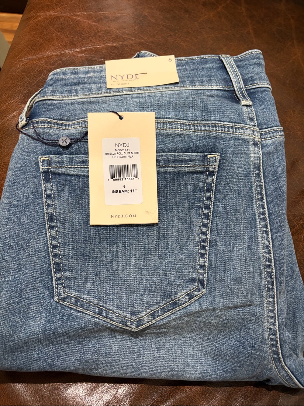 NYDJ Women’s Light Blue shorts.
